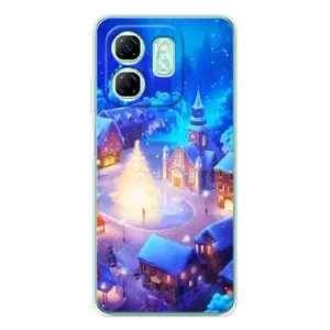 Рождественские Чехлы для Infinix Smart 9 (VPrint) (Рождественский город)