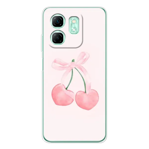 Чехол с принтом «Розовые вишни» для Infinix Smart 9