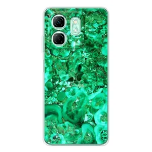 Мраморний чехол на Infinix Smart 9 (VPrint) (Салатовий Мрамор)