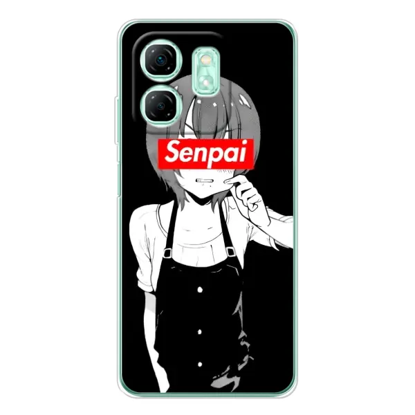Чехол с принтом «Senpai» для Infinix Smart 9 Чехол с принтом «Senpai» для Infinix Smart 9