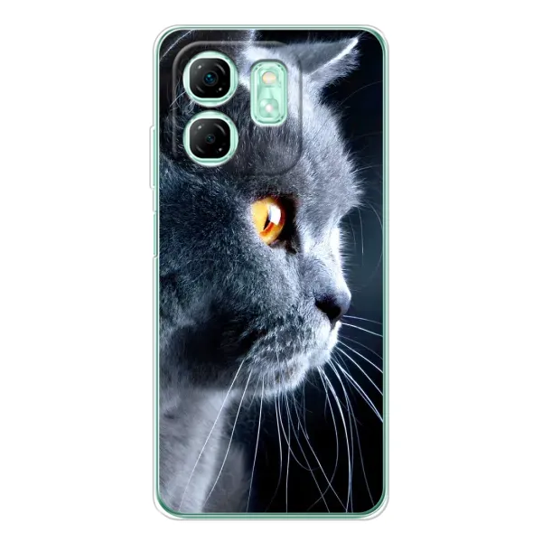 Чехол с принтом «Серый Кот» для Infinix Smart 9