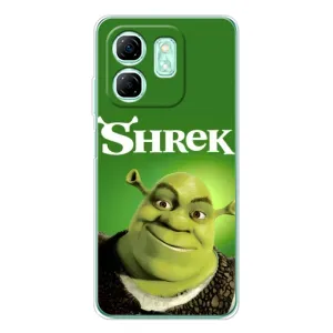 Чохол з мультфільмом Шрек на Infinix Smart 9 (Усміхнений Шрек)