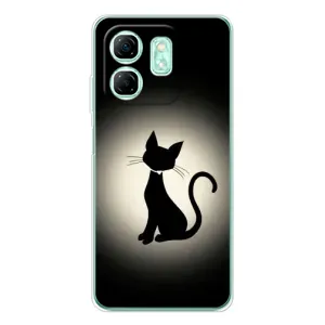 Чохол з принтом для Infinix Smart 9 (AlphaPrint) Модні коти (Силует котика)