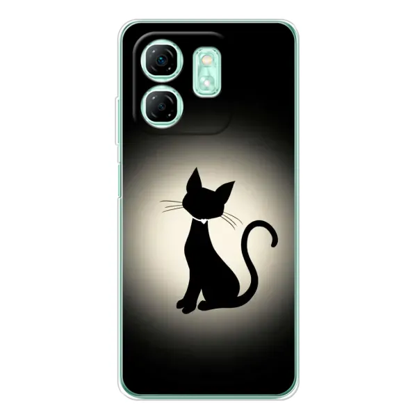 Чехол с принтом «Силуэт котика» для Infinix Smart 9 Чехол с принтом «Силуэт котика» для Infinix Smart 9