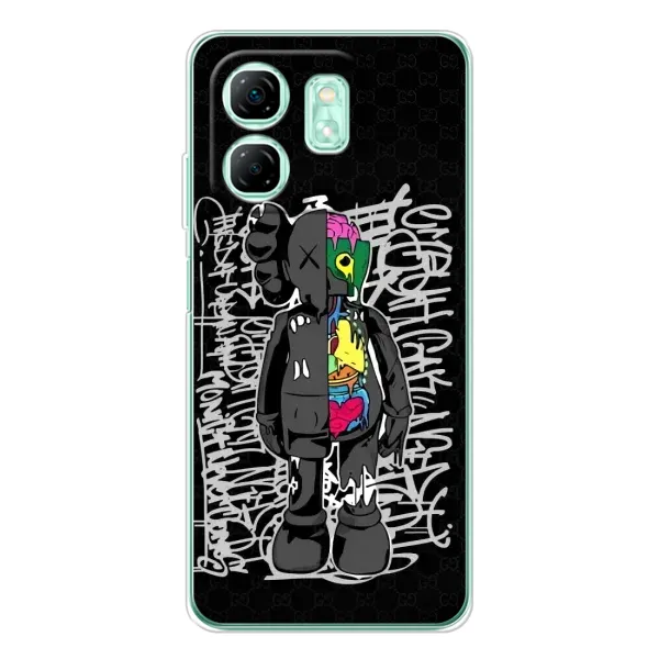 Чехол с принтом «Стиль Bearbrick» для Infinix Smart 9 Чехол с принтом «Стиль Bearbrick» для Infinix Smart 9