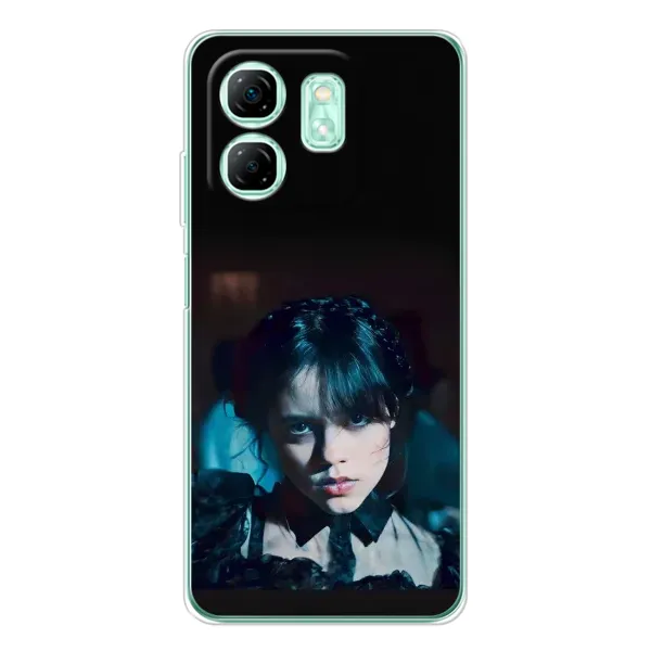 Чехол с принтом «взгляд Уэнздей» для Infinix Smart 9 Чехол с принтом «взгляд Уэнздей» для Infinix Smart 9