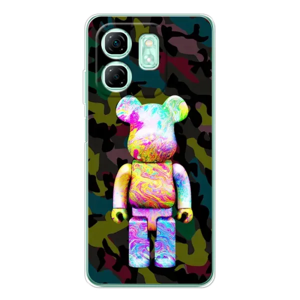 Чехол с принтом «Яркий Bearbrick» для Infinix Smart 9 Чехол с принтом «Яркий Bearbrick» для Infinix Smart 9