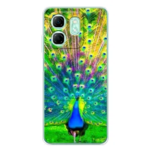 Чохол з пташками на Infinix Smart 9 (VPrint) (Яскравий Павлин)