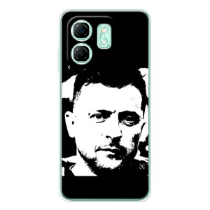 Чехол для Infinix Smart 9 (AlphaPrint - с принтом Зеленского)