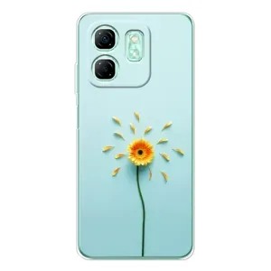Чохли з квітами для Infinix Smart 9 (VPrint) (Жовта квітка)