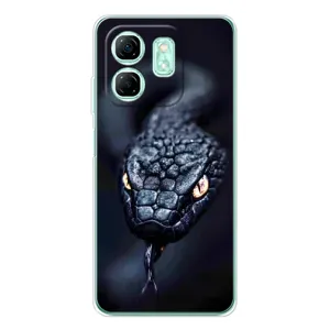 Чехол с картинкой «Хищники» для Infinix Smart 9 (Черная змея)