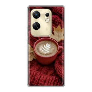 Чехол с принтом «Кофе на пледе» для Infinix Zero 30