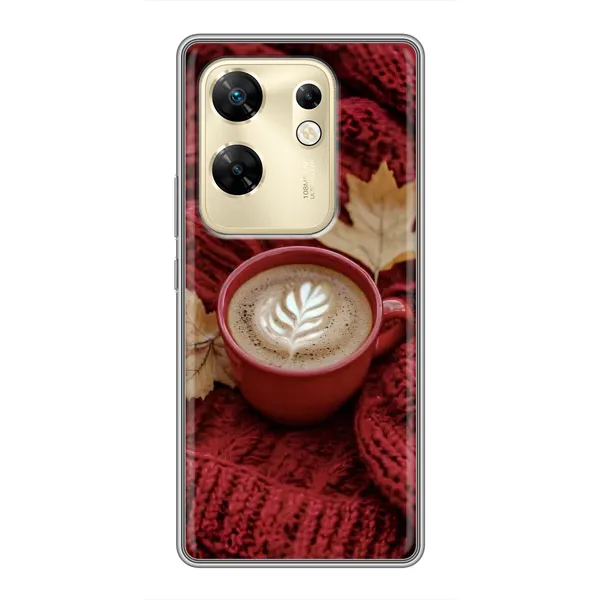 Чехол с принтом «Кофе на пледе» для Infinix Zero 30 Чехол с принтом «Кофе на пледе» для Infinix Zero 30