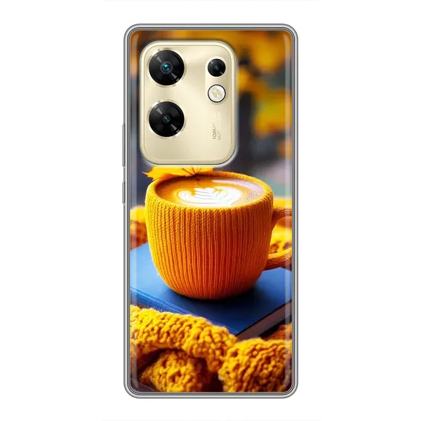 Чехол с принтом «Кофе на желтом пледе» для Infinix Zero 30 Чехол с принтом «Кофе на желтом пледе» для Infinix Zero 30