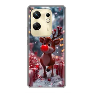 Чехол с принтом «Олень среди подарков» для Infinix Zero 30