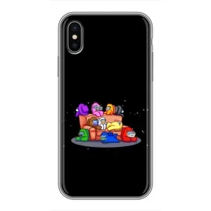 Чехол с принтом «Амонг-ас» для iPhone X