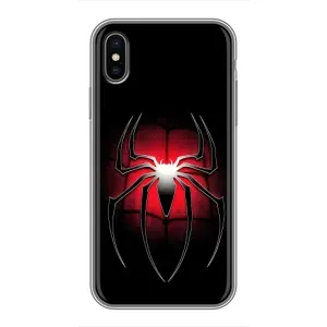 Чохол з людиною павуком для iPhone X - (AlphaPrint)