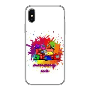 Чехол с принтом «Яркий АмонгАс» для iPhone X