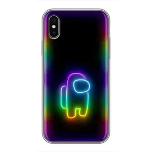 Чехол с принтом «Яркий скин» для iPhone X
