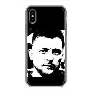 Чехол для iPhone X (AlphaPrint - с принтом Зеленского)