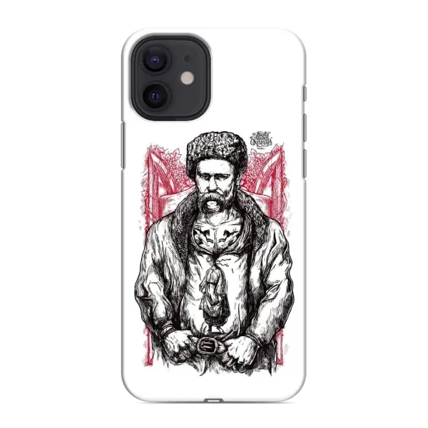 Чохол з принтом «Козак Шевченко» для iPhone 12 mini Чохол з принтом «Козак Шевченко» для iPhone 12 mini