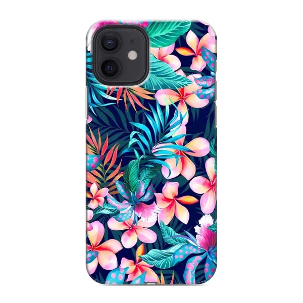 Чехол с принтом «Красочные цветы» для iPhone 12 mini
