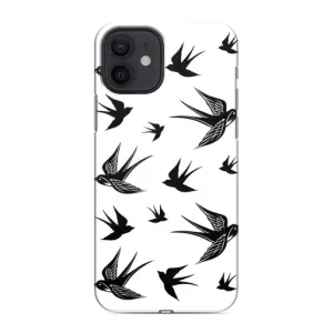 Чехол с птицами на iPhone 12 mini (VPrint)