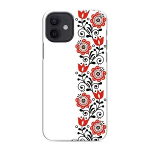 Чохол для Патріота України iPhone 12 mini - (AlphaPrint) (Яскрава вишиванка)