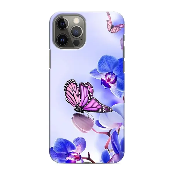 Чохол з принтом «Метелик на квітах» для iPhone 12 Pro Max Чохол з принтом «Метелик на квітах» для iPhone 12 Pro Max