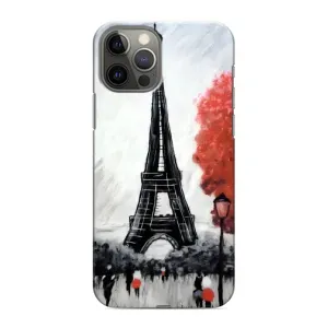 Чохол Ейфелева Вежа iPhone 12 Pro Max - (AlphaPrint) (Вежа в Парижі)