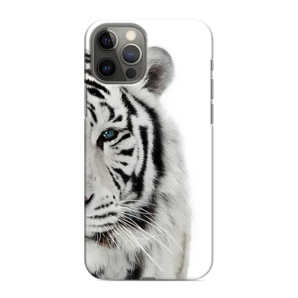 Чохол з принтом «Білий Тигр» для iPhone 12 Pro Max