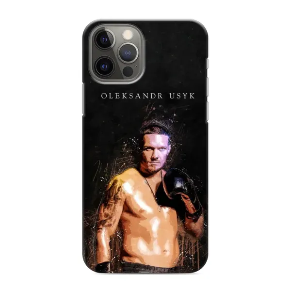 Чохол з принтом «Боксер Олександр Усик» для iPhone 12 Pro Max