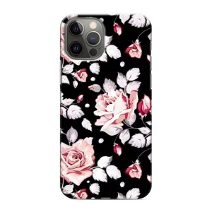 Чохол з принтом «Квіти на чорному» для iPhone 12 Pro Max