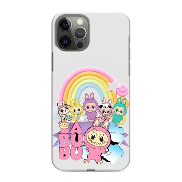Чохол з принтом «Фон Лабубу» для iPhone 12 Pro Max