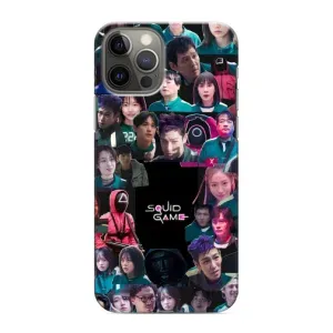 Чохол Гра в кальмара для iPhone 12 Pro Max (Колаж Гра кальмара)
