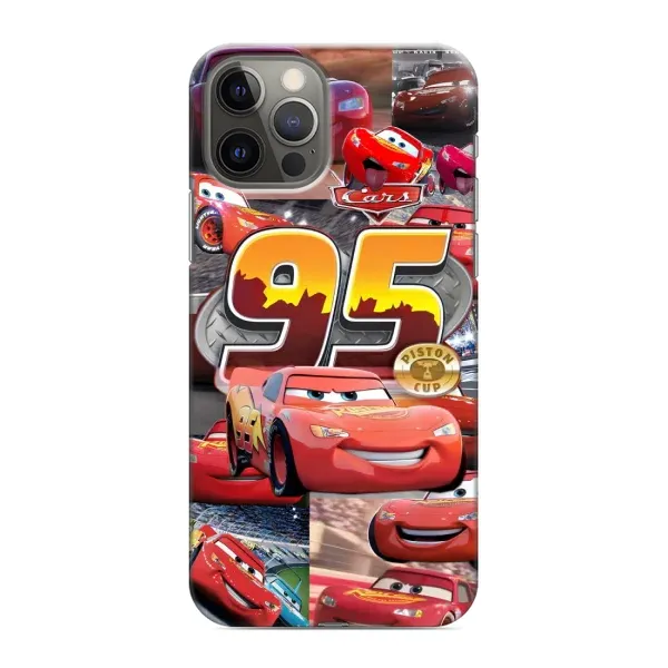 Чохол з принтом «Колаж Блискавка Маквін» для iPhone 12 Pro Max