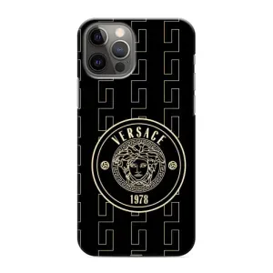 Чохол з принтом «Лого Версаче» для iPhone 12 Pro Max