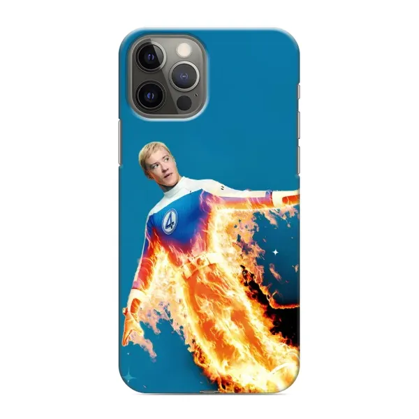 Чехол с принтом «Человек-факел в огне» для iPhone 12 Pro Max