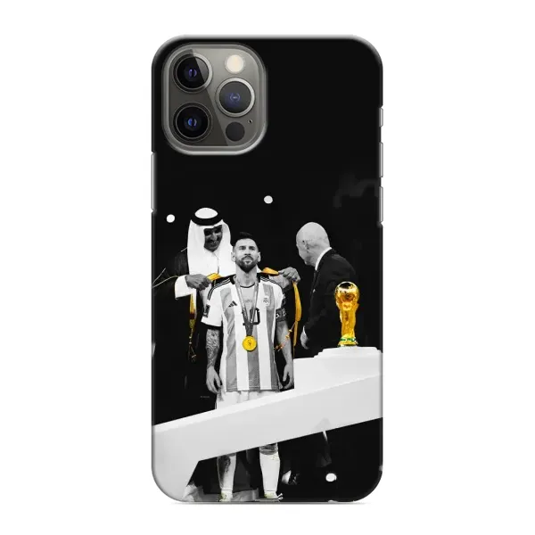 Чохол з принтом «Мессі коронований» для iPhone 12 Pro Max