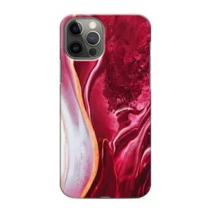 Чохол з принтом «Мрамор червоний» для iPhone 12 Pro Max