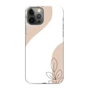Чохол з принтом «Нюдова гілочка абстракція» для iPhone 12 Pro Max