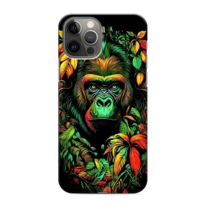 Чохол з принтом «Мавпа в квітах» для iPhone 12 Pro Max