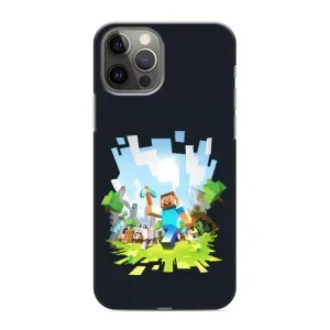 Чохол з принтом «персонажі Minecraft» для iPhone 12 Pro Max