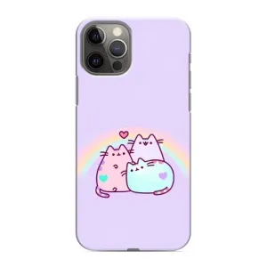 Чохол з принтом «Радужний котик» для iPhone 12 Pro Max