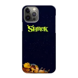 Чохол з мультфільмом Шрек на iPhone 12 Pro Max (Відпочиваючий Шрек)
