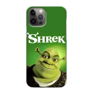 Чохол з мультфільмом Шрек на iPhone 12 Pro Max (Усміхнений Шрек)