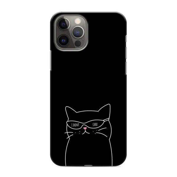 Чохол з принтом «Байдужий кіт» для iPhone 12 Pro Чохол з принтом «Байдужий кіт» для iPhone 12 Pro