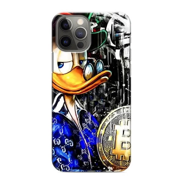 Чохол з принтом «Біткойн Скрудж» для iPhone 12 Pro