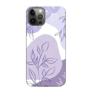 Чохол з принтом «Фіолетове листя абстракція» для iPhone 12 Pro