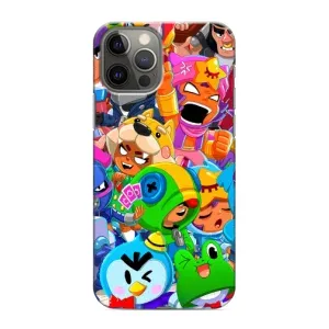 Чохол з принтом «Герої Бравл Старс» для iPhone 12 Pro